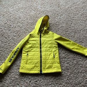 Under Armour yellow Coldgear jacket